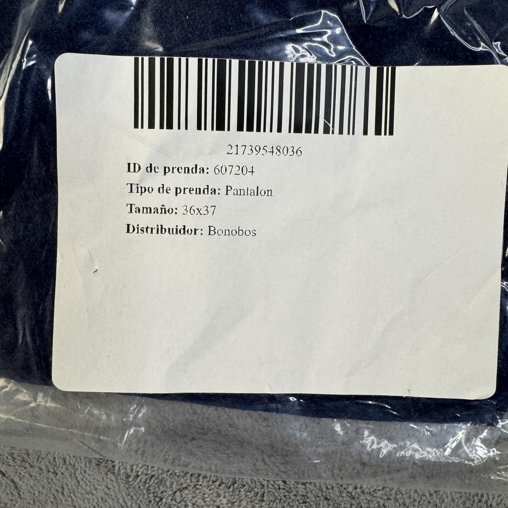 Bonobos Pants Mens 36x37 Heather Navy Slim Fit Italian Wool Dress Trousers‎ - Picture 3 of 16